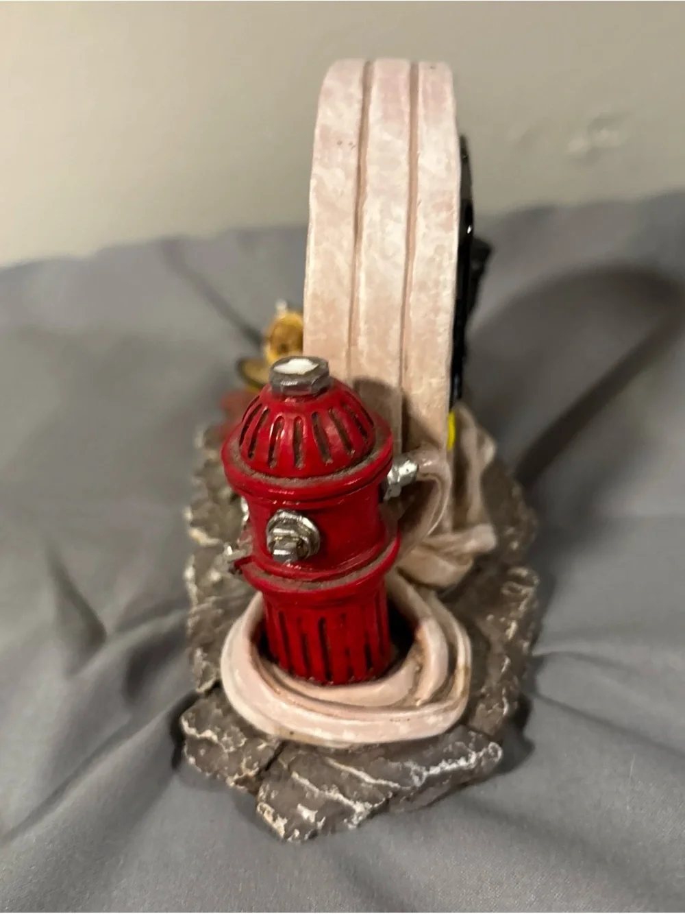 Vintage red hats of courage clock and it works